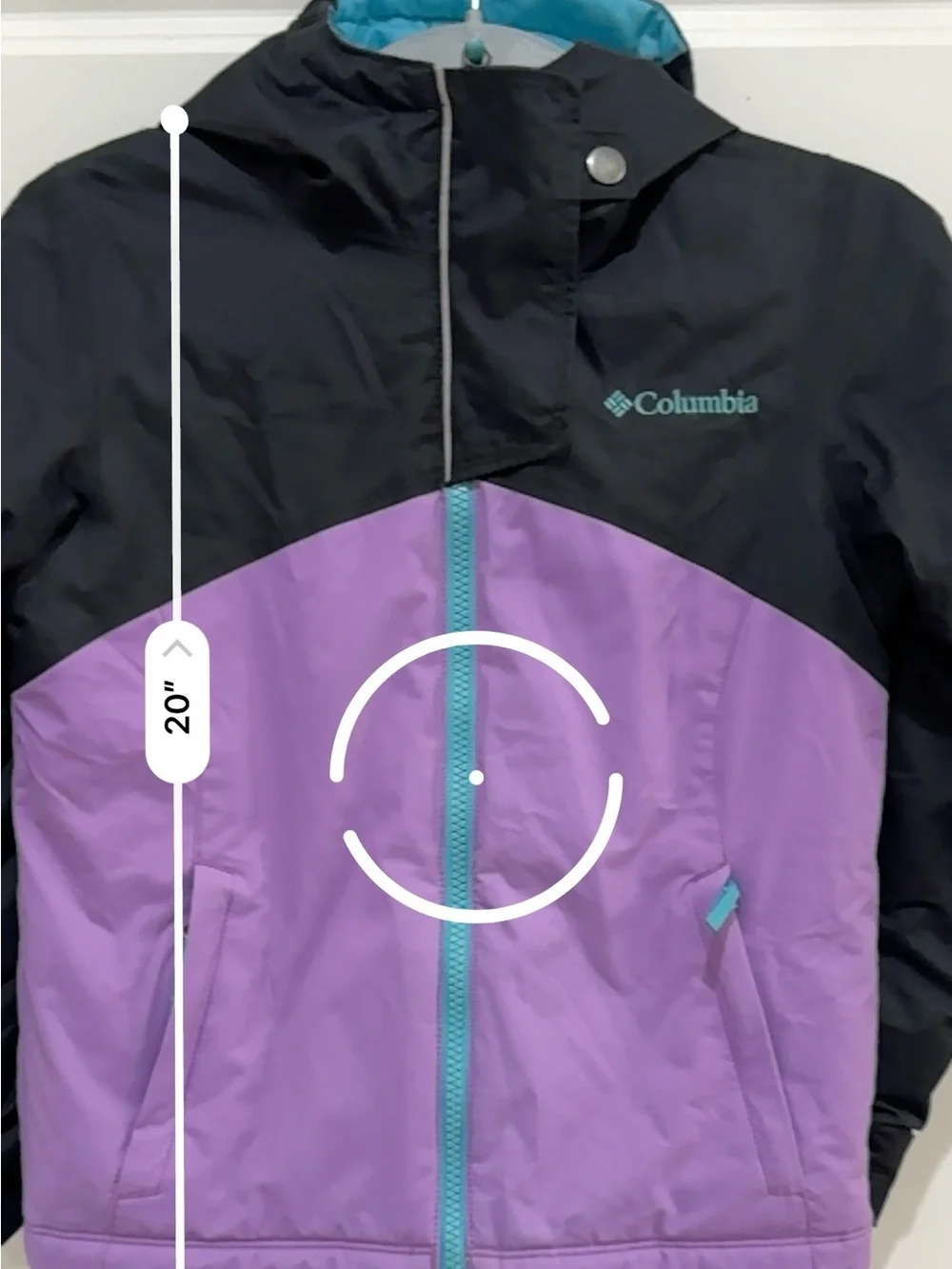 Columbia girls purple